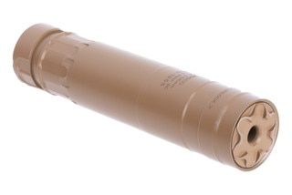 Rugged Suppressors Razor556 Suppressor has an FDE Cerakote coating